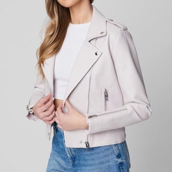 ❤️ LAST CHANCE Blank NYC Faux Leather Moto Jacket in Flashback Friday - Picture 2 of 16